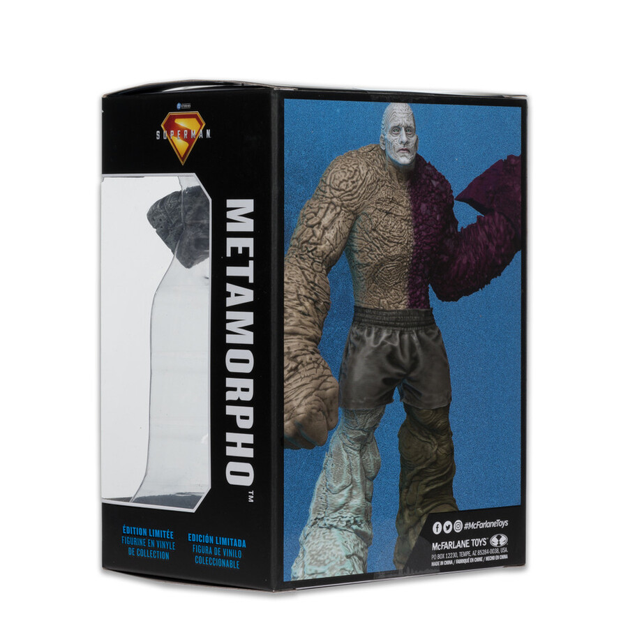 metamorpho superman movie limited edition collector vinyl 4.5 figure