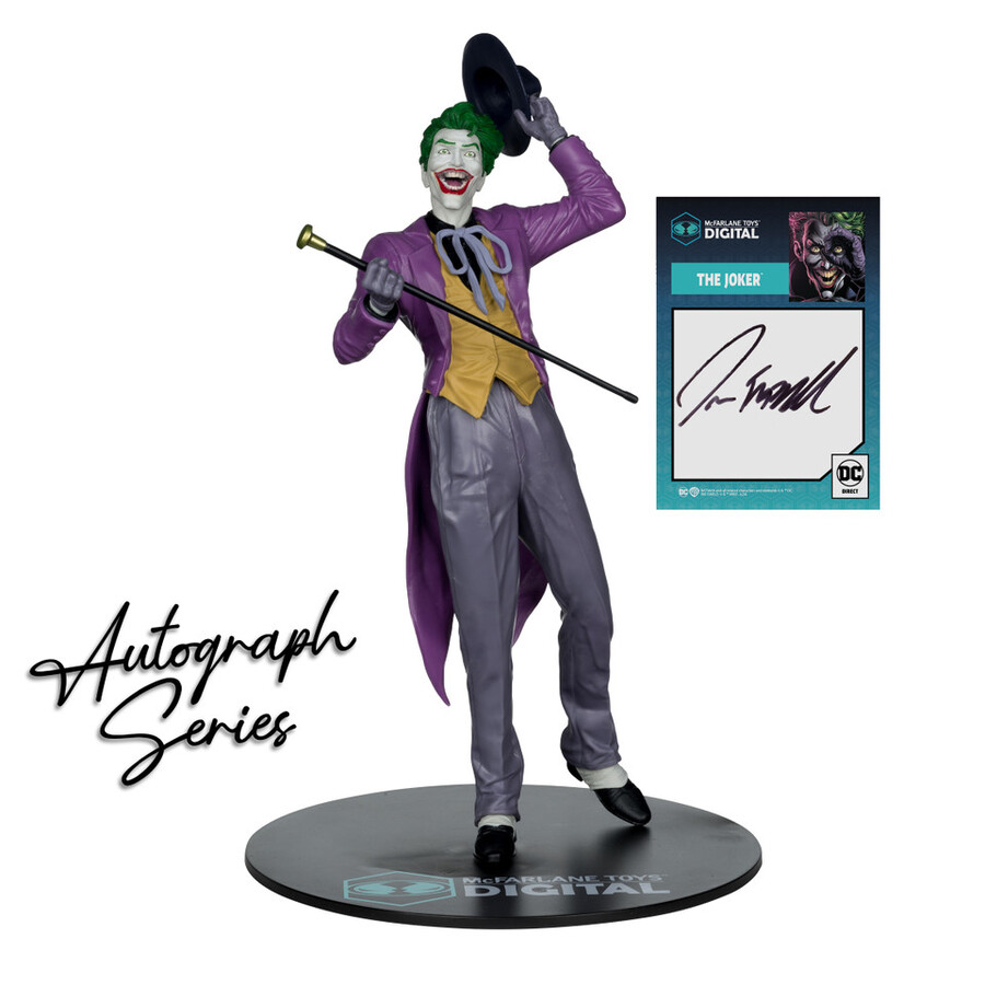 the joker by jason fabok the three jokers autograph edition 16 scale pvc statue wmcfarlane toys digital collectible