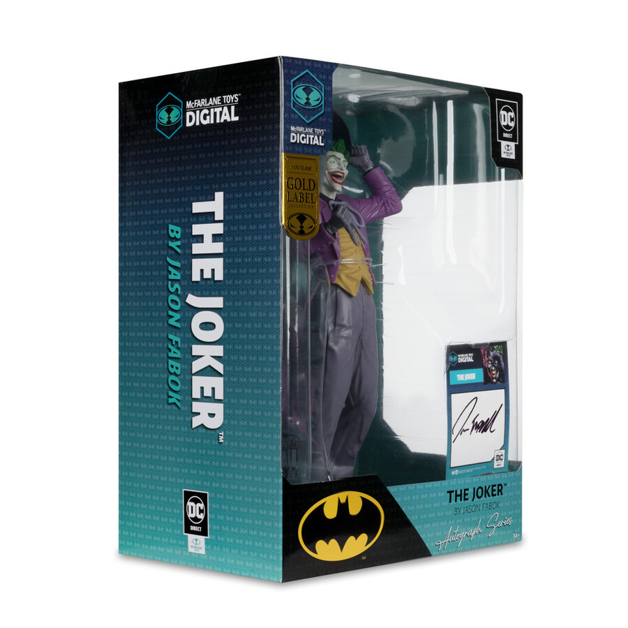the joker by jason fabok the three jokers autograph edition 16 scale pvc statue wmcfarlane toys digital collectible