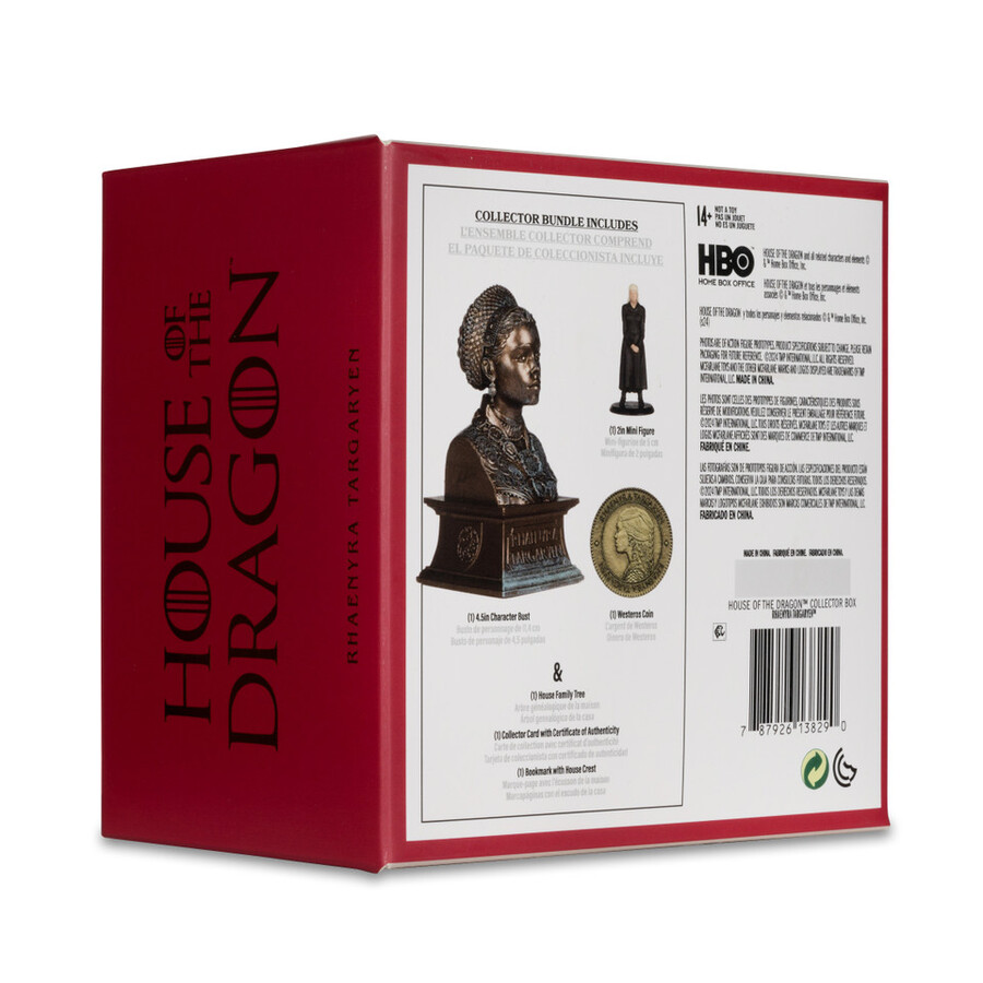 rhaenyra targaryen house of the dragon collector box mcfarlane toys
