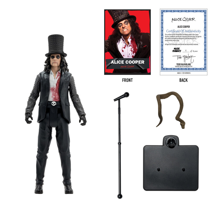 alice cooper music maniacs metal 6 figure
