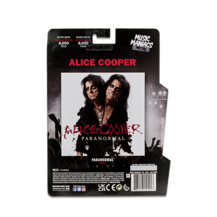 alice cooper music maniacs metal 6 figure