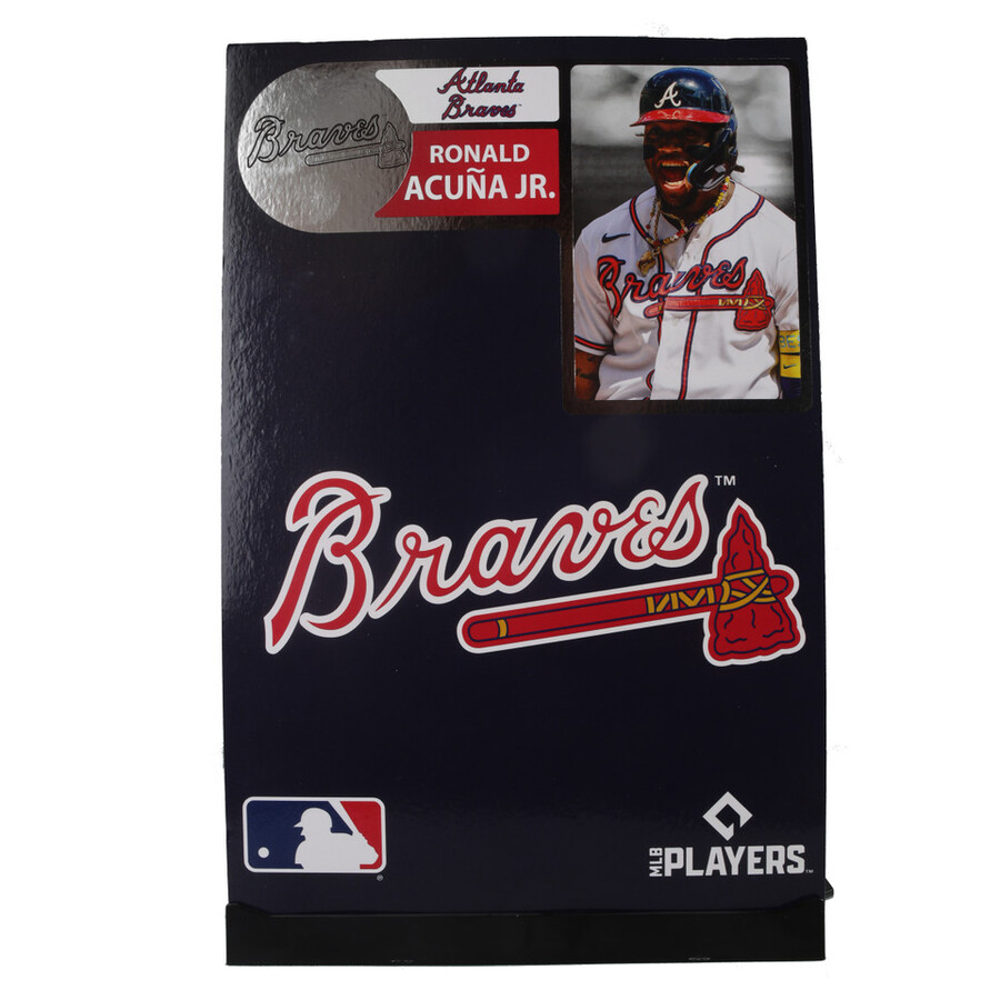 ronald acuna jr. atlanta braves mlb bundle 2 regular and platinum chase 7 figures mcfarlanes sportspicks
