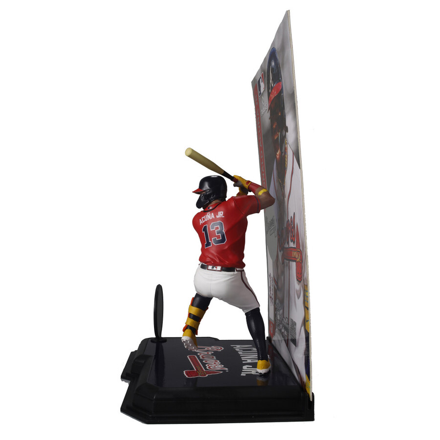 ronald acuna jr. atlanta braves mlb bundle 2 regular and platinum chase 7 figures mcfarlanes sportspicks