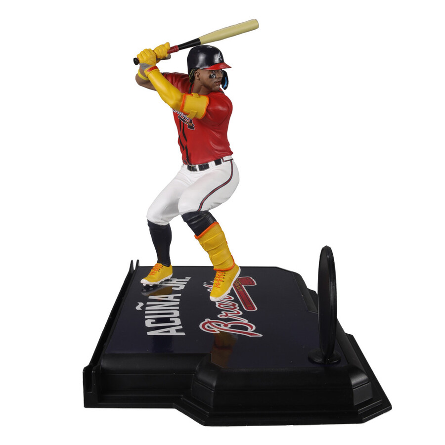 ronald acuna jr. atlanta braves mlb bundle 2 regular and platinum chase 7 figures mcfarlanes sportspicks