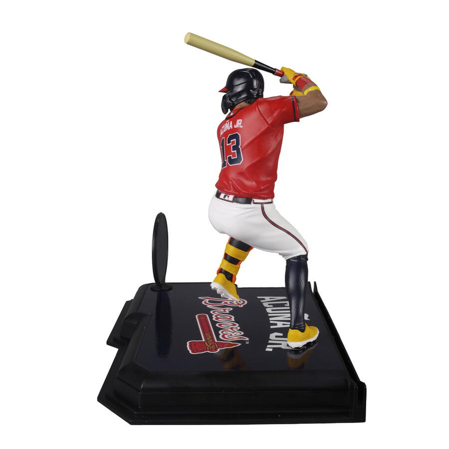 ronald acuna jr. atlanta braves mlb bundle 2 regular and platinum chase 7 figures mcfarlanes sportspicks