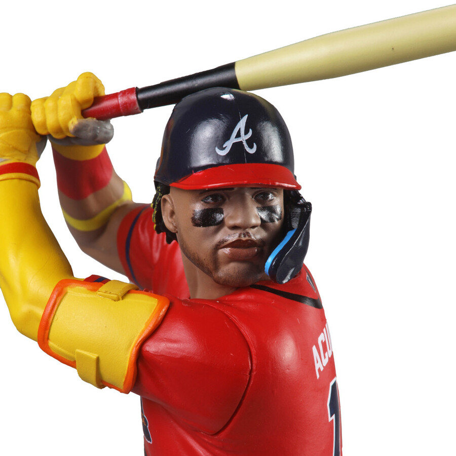 ronald acuna jr. atlanta braves mlb bundle 2 regular and platinum chase 7 figures mcfarlanes sportspicks