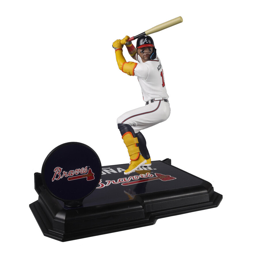ronald acuna jr. atlanta braves mlb bundle 2 regular and platinum chase 7 figures mcfarlanes sportspicks