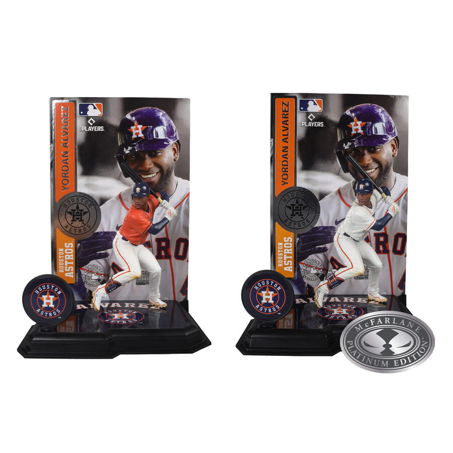 yordan alvarez houston astros mlb bundle 2 regular and platinum chase 7 figures mcfarlanes sportspicks