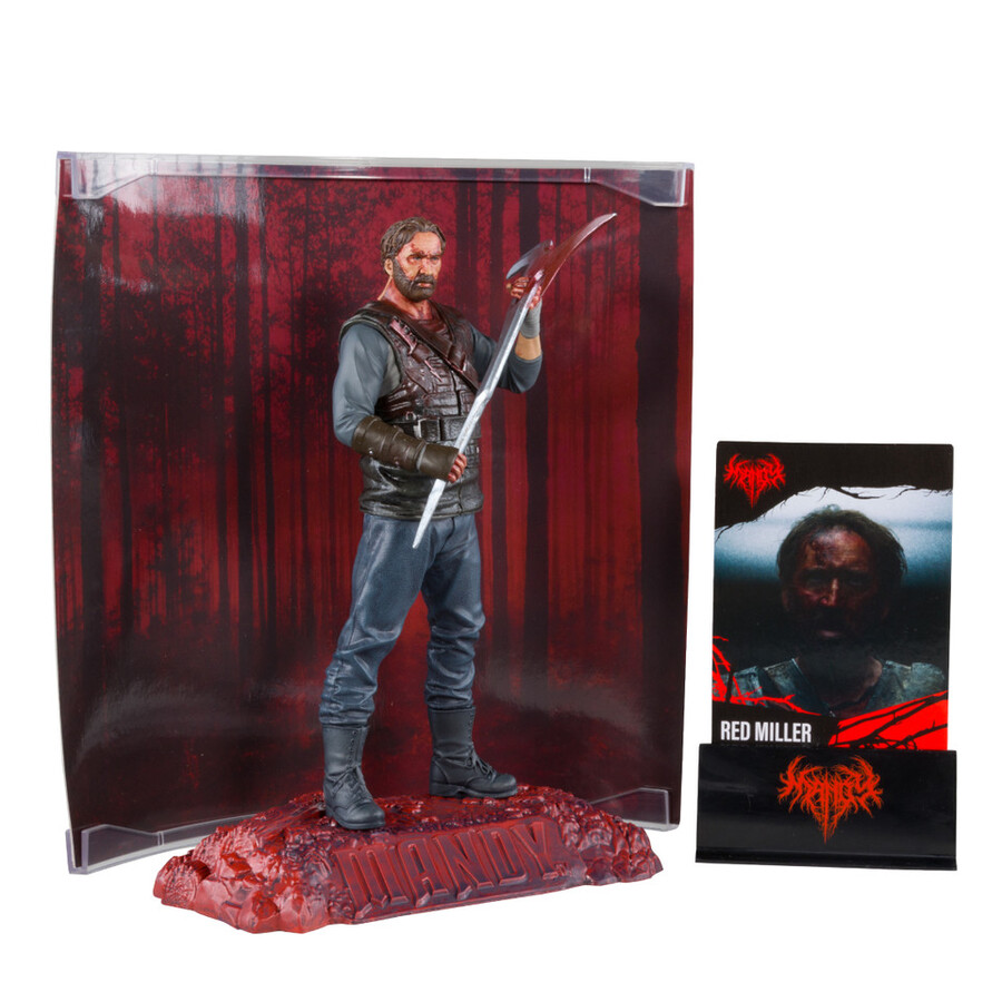 red miller mandy movie maniacs 6 posed figure gold label mcfarlane toys store exclusive