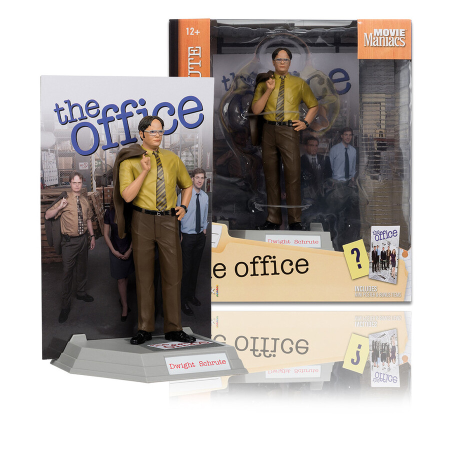 dwight schrute movie maniacs the office 6 posed figure