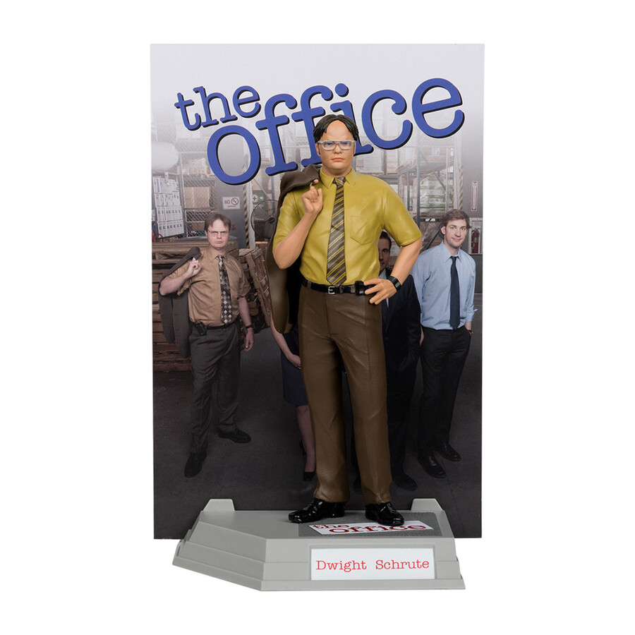 dwight schrute movie maniacs the office 6 posed figure