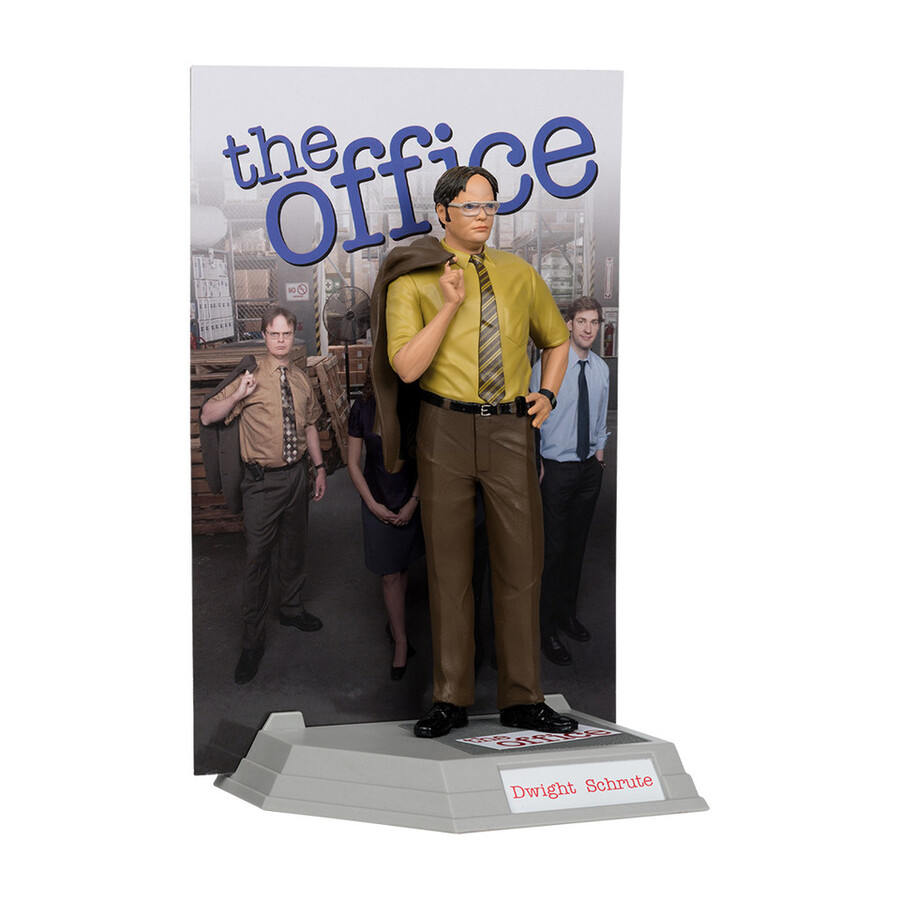dwight schrute movie maniacs the office 6 posed figure