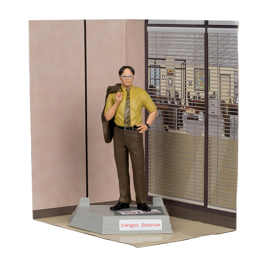 dwight schrute movie maniacs the office 6 posed figure