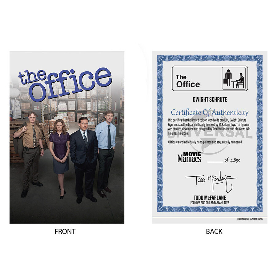 dwight schrute movie maniacs the office 6 posed figure