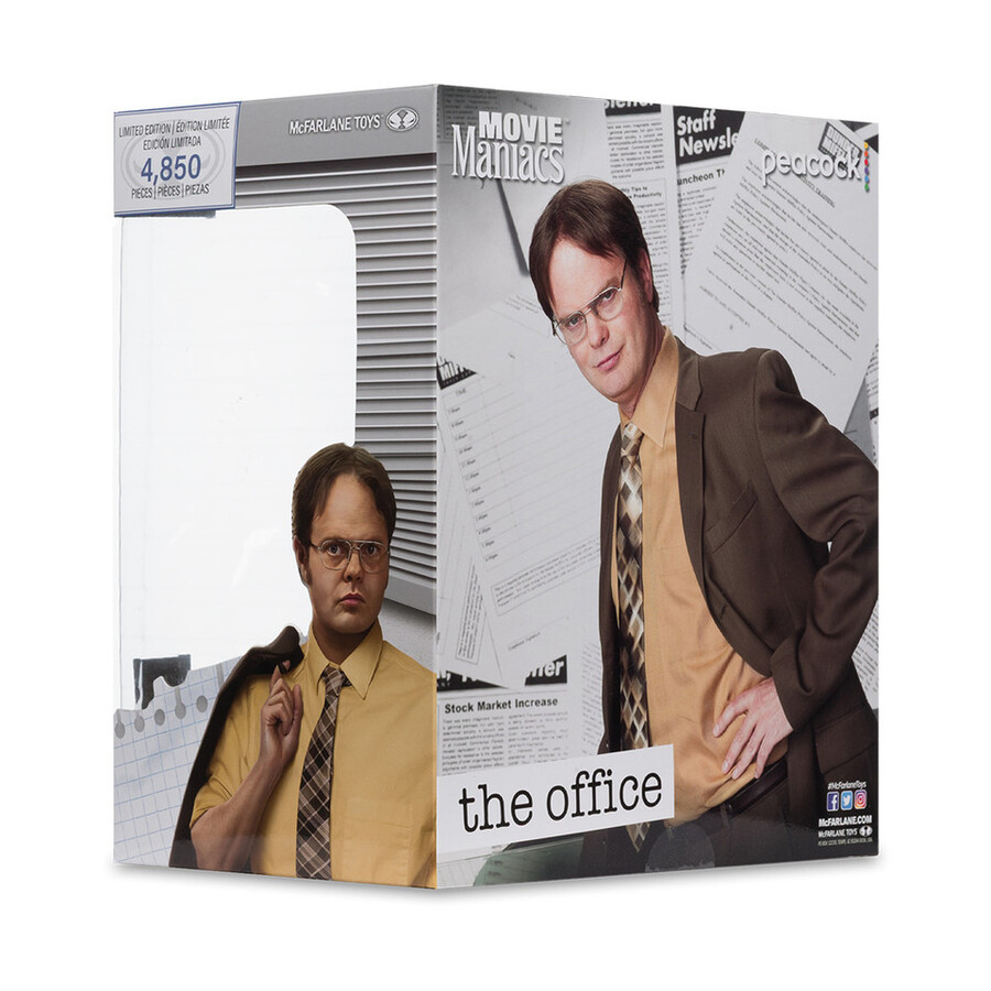dwight schrute movie maniacs the office 6 posed figure