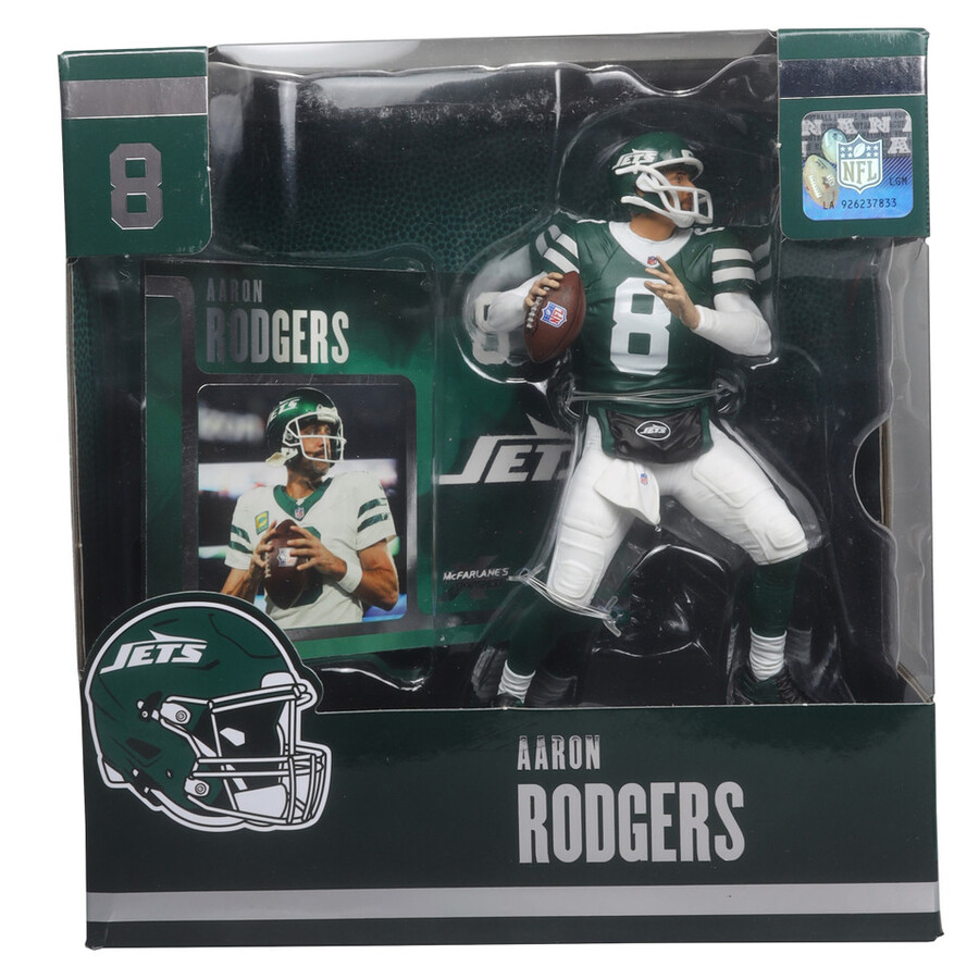 aaron rodgers new york jets nfl factory sealed case 6 wchase