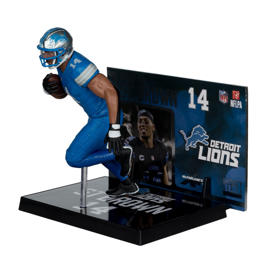 amon-ra st. brown detroit lions nfl 7 figure mcfarlanes sportspicks
