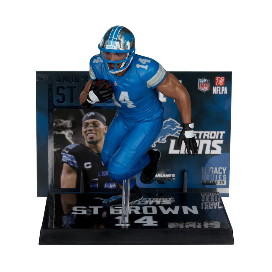 amon-ra st. brown detroit lions nfl 7 figure mcfarlanes sportspicks