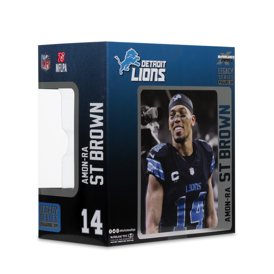 amon-ra st. brown detroit lions nfl 7 figure mcfarlanes sportspicks