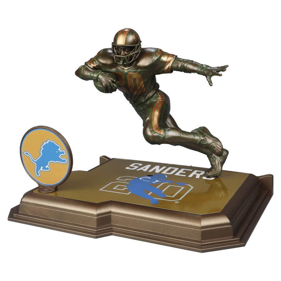 barry sanders bronze detroit lions gold label nfl 7 figure mcfarlanes sportspicks