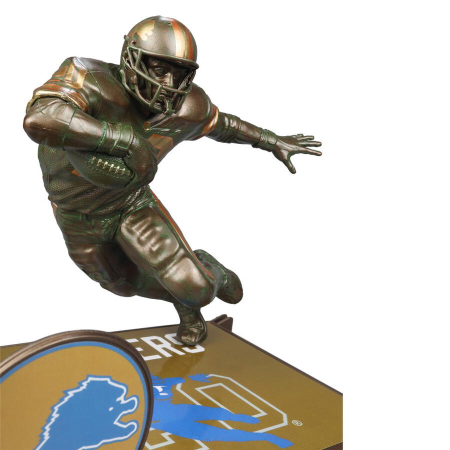 barry sanders bronze detroit lions gold label nfl 7 figure mcfarlanes sportspicks