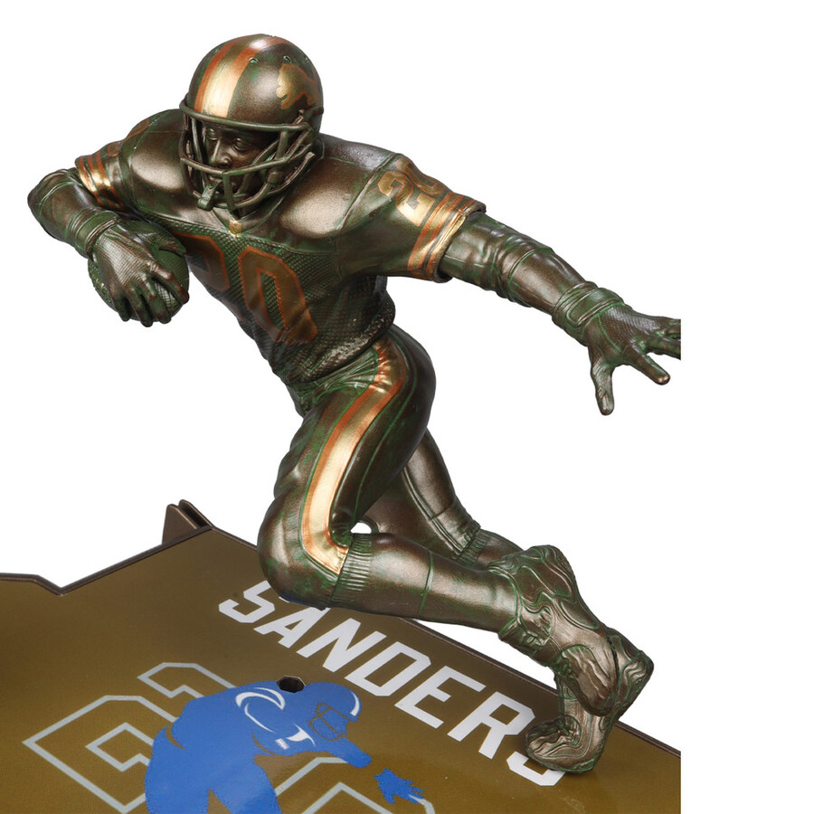 barry sanders bronze detroit lions gold label nfl 7 figure mcfarlanes sportspicks