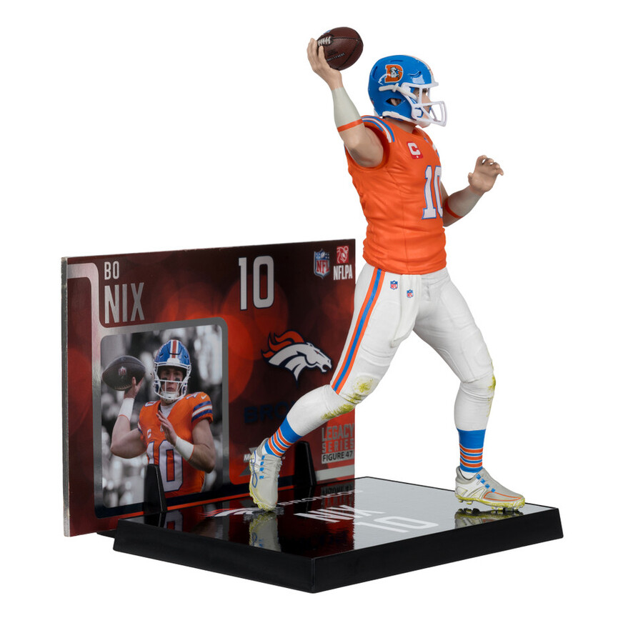 bo nix wclassic jersey denver broncos nfl 7 figure mcfarlanes sportspicks