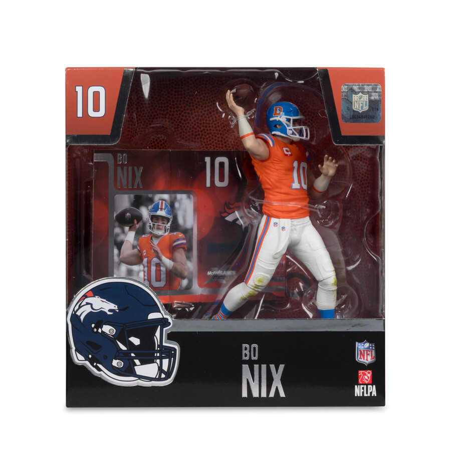 bo nix wclassic jersey denver broncos nfl 7 figure mcfarlanes sportspicks