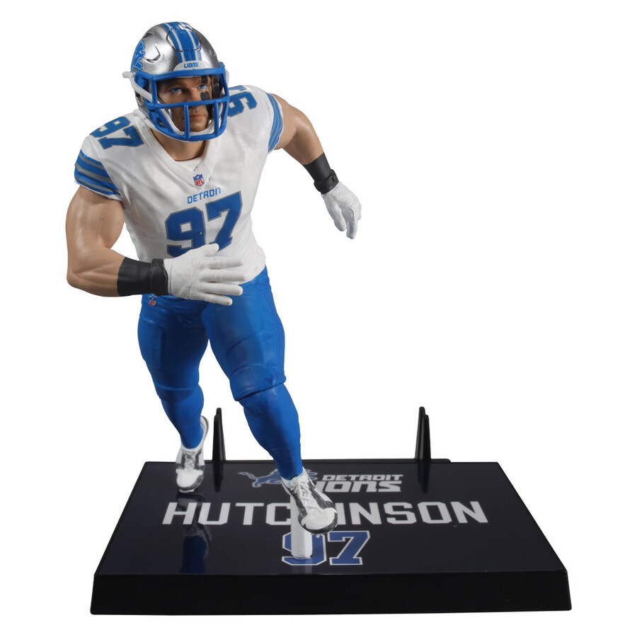 aidan hutchinson detroit lions nfl bundle 2 regular and platinum chase 7 figures mcfarlanes sportspicks