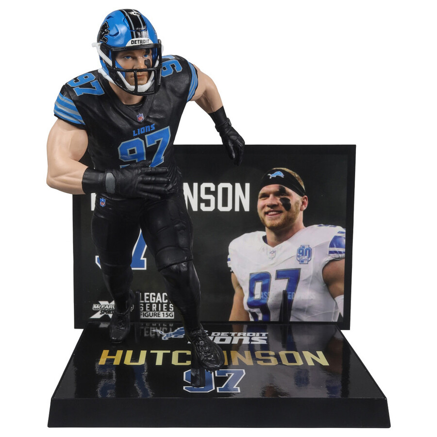 aidan hutchinson walternative jersey detroit lions gold label nfl 7 figure mcfarlanes sportspicks
