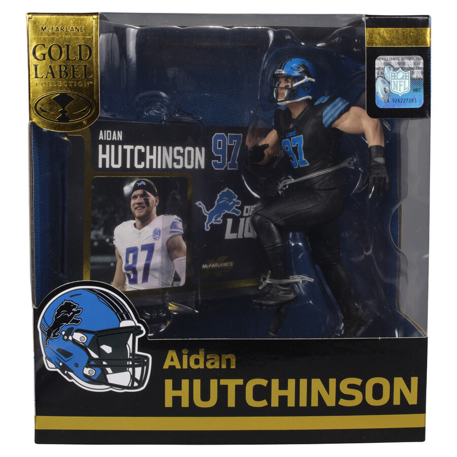 aidan hutchinson walternative jersey detroit lions gold label nfl 7 figure mcfarlanes sportspicks