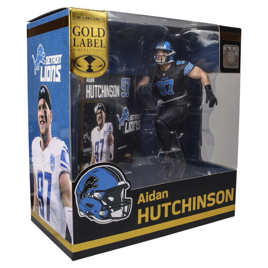 aidan hutchinson walternative jersey detroit lions gold label nfl 7 figure mcfarlanes sportspicks