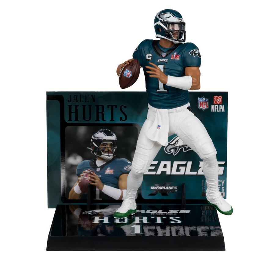 jalen hurts super bowl edition philadelphia eagles nfl factory sealed case 6