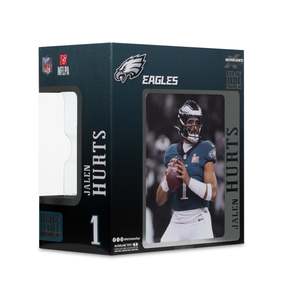 jalen hurts super bowl edition philadelphia eagles nfl factory sealed case 6