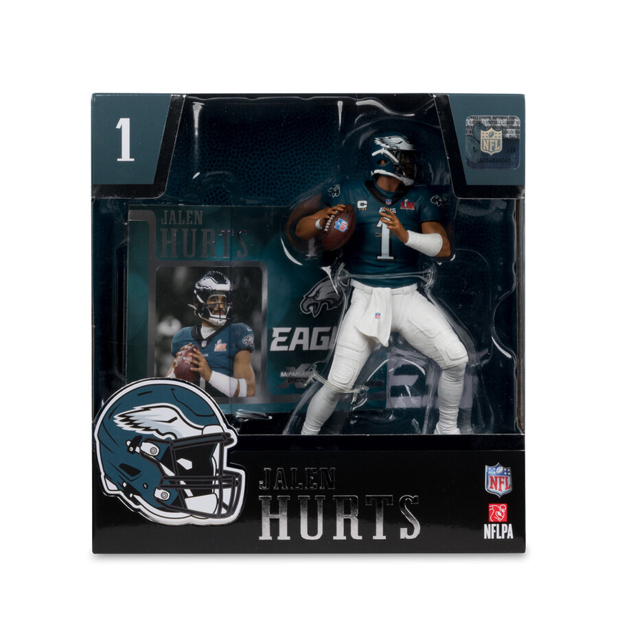 jalen hurts super bowl edition philadelphia eagles nfl 7 figure mcfarlanes sportspicks