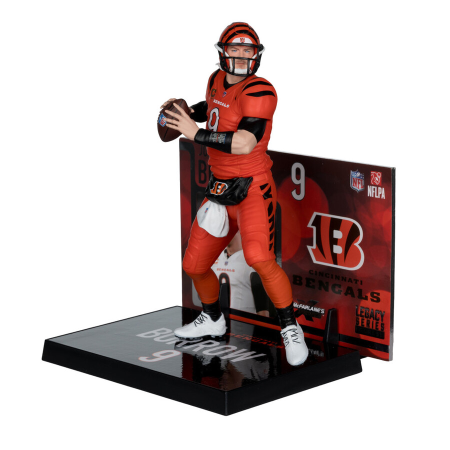 joe burrow walternate jersey cincinnati bengals nfl 7 figure mcfarlanes sportspicks