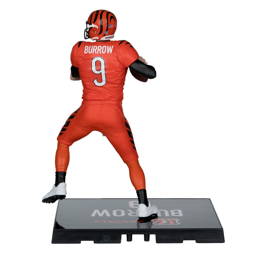 joe burrow walternate jersey cincinnati bengals nfl 7 figure mcfarlanes sportspicks