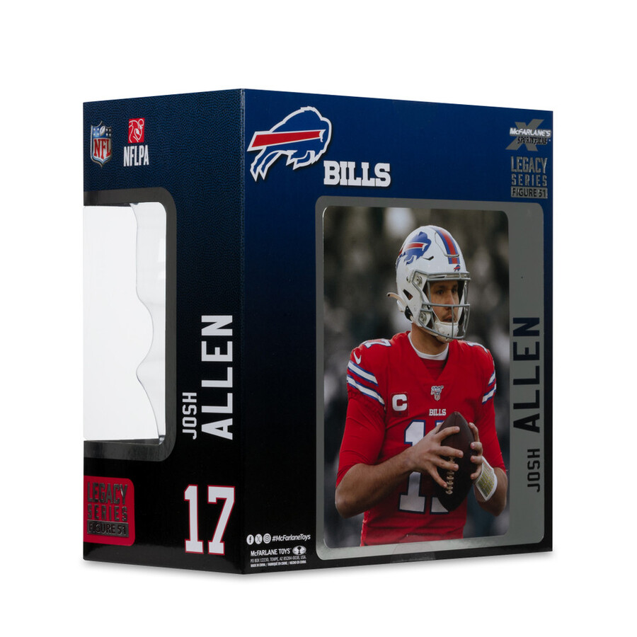 josh allen wred color rush jersey buffalo bills nfl factory sealed case 6