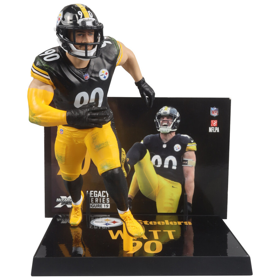 tj watt pittsburgh steelers nfl 7 figure mcfarlanes sportspicks