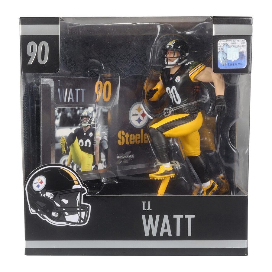 tj watt pittsburgh steelers nfl 7 figure mcfarlanes sportspicks
