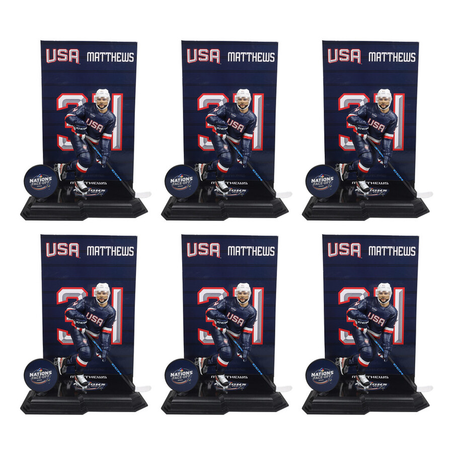 auston matthews team usa 4 nations nhl factory sealed case