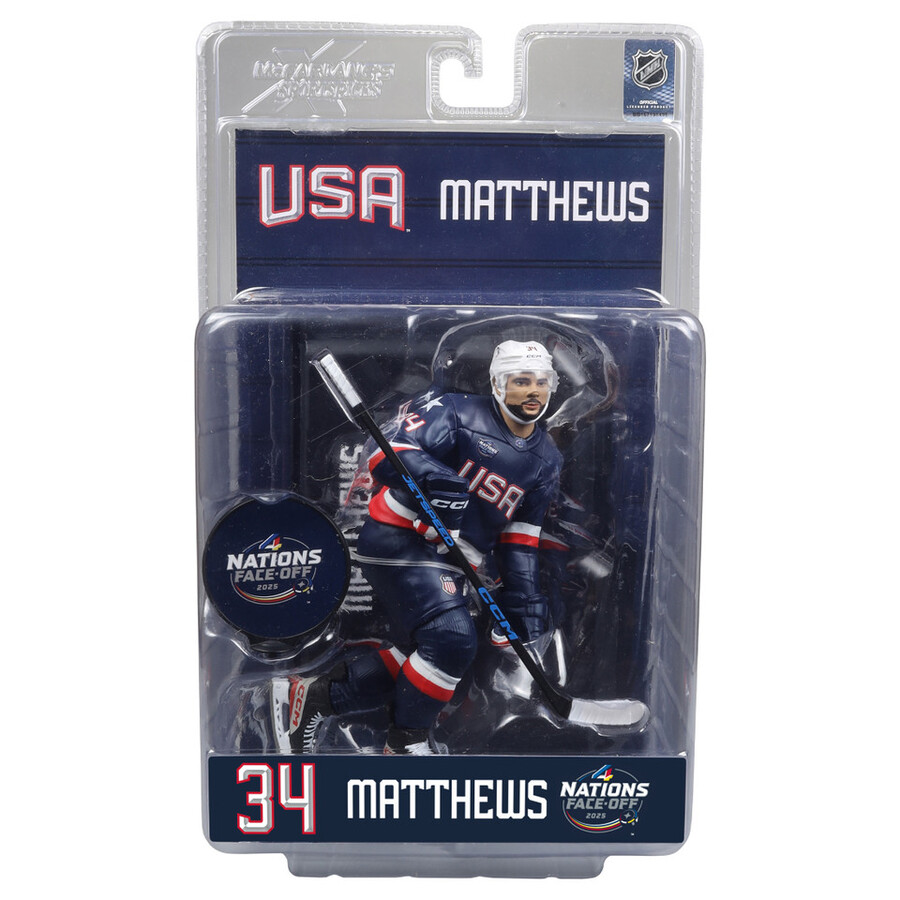 auston matthews team usa 4 nations nhl factory sealed case