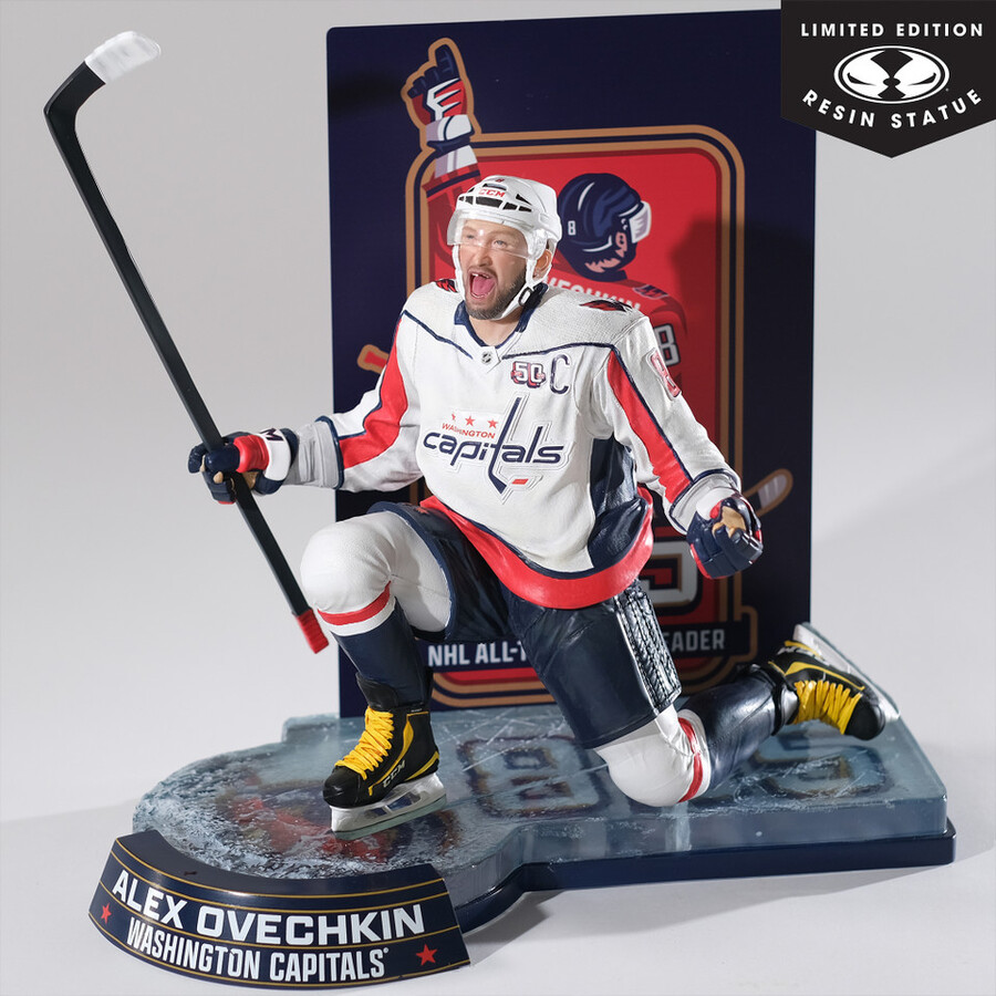 alex ovechkin washington capitals all-time goals leader nhl 16 scale resin statue