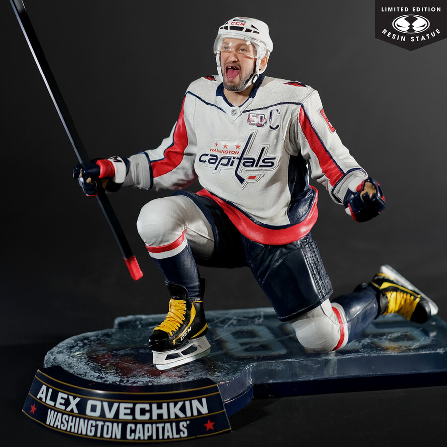 alex ovechkin washington capitals all-time goals leader nhl 16 scale resin statue