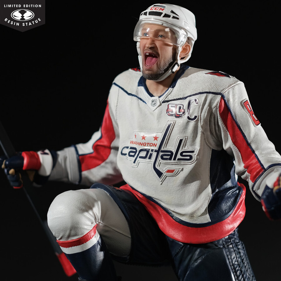 alex ovechkin washington capitals all-time goals leader nhl 16 scale resin statue