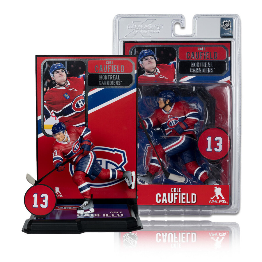 cole caufield montreal canadiens new pose nhl 7 figure mcfarlanes sportspicks