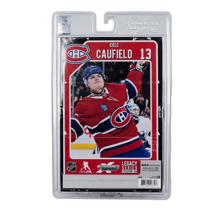 cole caufield montreal canadiens new pose nhl factory sealed case