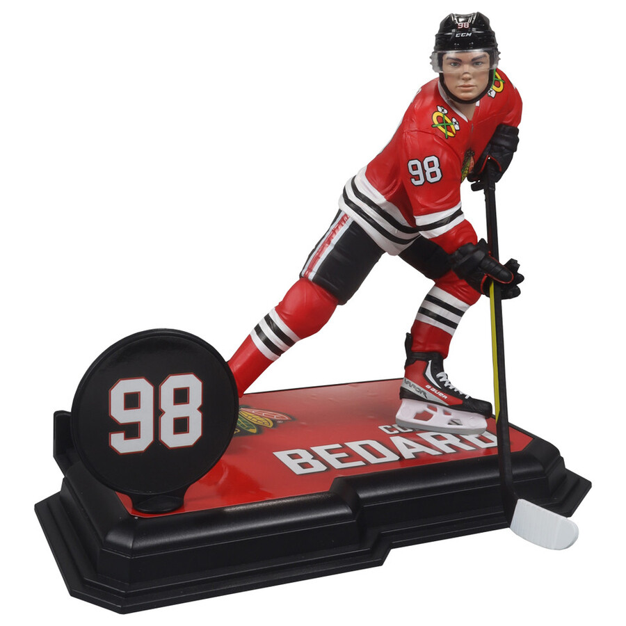 connor bedard in new pose chicago blackhawks nhl 7 figure mcfarlanes sportspicks