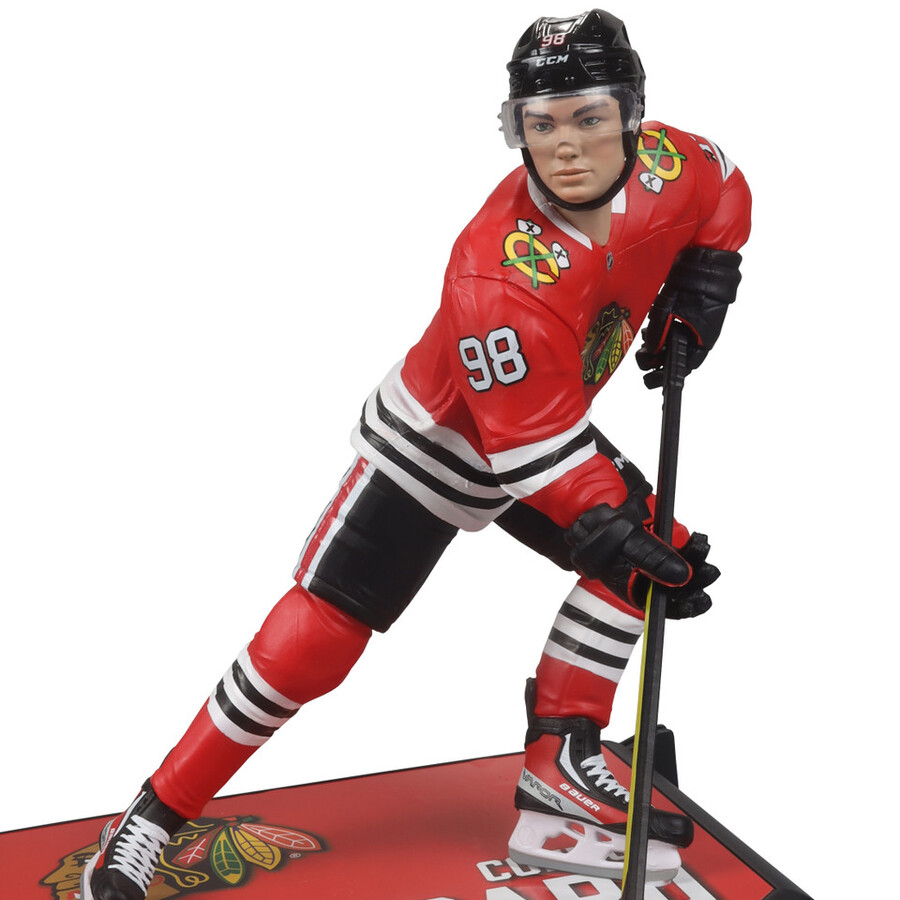 connor bedard in new pose chicago blackhawks nhl 7 figure mcfarlanes sportspicks